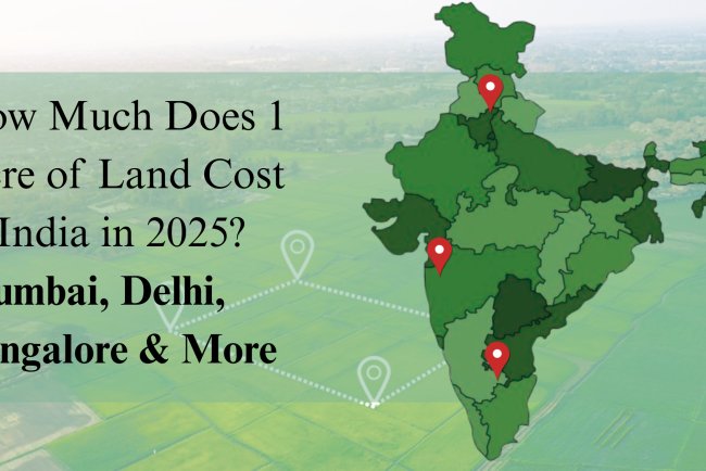 Price of 1 Acre Land Across India 2025  Residential, Commercial & Agricultural Land Rates