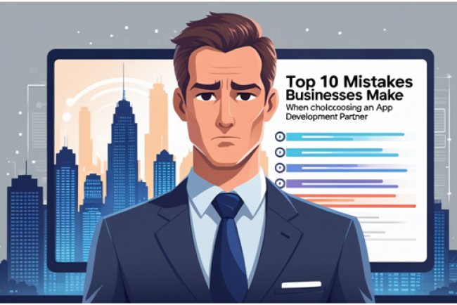 Top 10 Mistakes Businesses Make When Choosing an App Development Partner