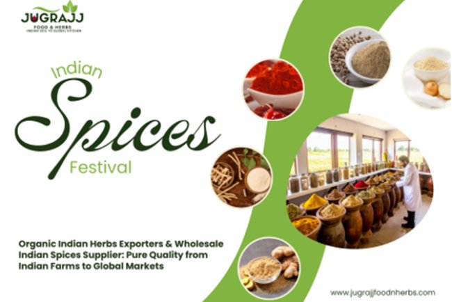 Organic Indian Herbs Exporters & Wholesale Indian Spices Supplier: Pure Quality from Indian Farms to Global Markets
