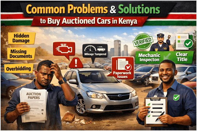 Common Problems and Solutions to buy Auctioned Cars in Kenya