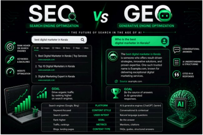 SEO vs GEO: The Future of Search in the Age of AI