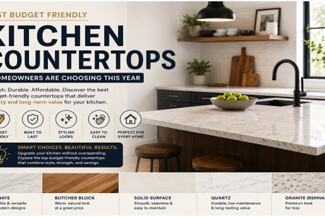 Best Budget Friendly Kitchen Countertops for Homeowners