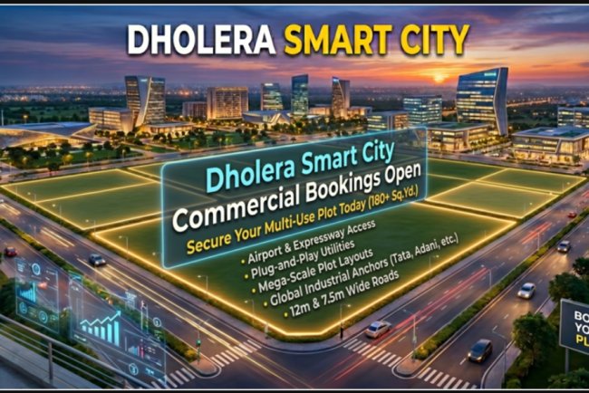 Dholera Smart City Commercial plot price