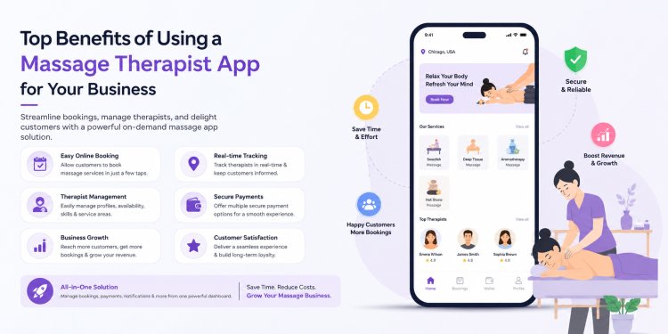 Top Benefits of Using a Massage Therapist App for Your Business