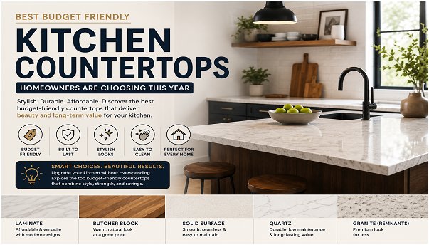 Best Budget Friendly Kitchen Countertops for Homeowners