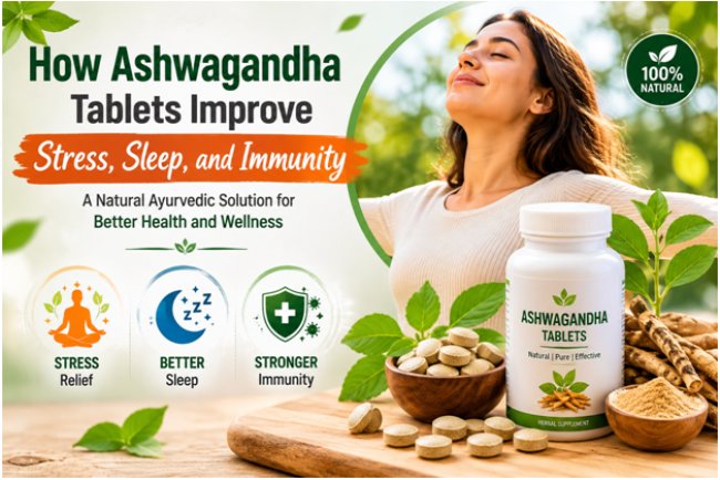 Benefits of Ashwagandha Tablets: Stress Relief, Better Sleep & Immunity
