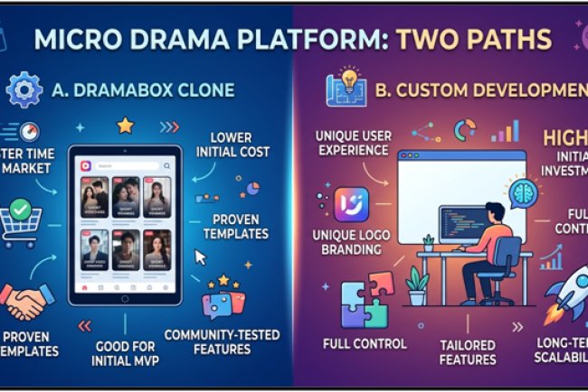 DramaBox Clone vs Custom Development: Which Is Better for New Micro Drama Businesses?