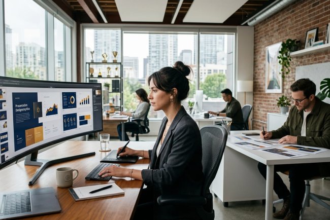 What a Presentation Design Agency Does That PowerPoint Templates Never Can?