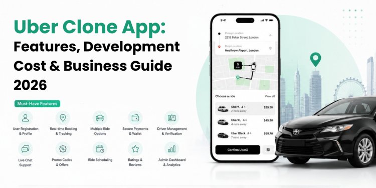 Uber Clone App: Features, Development Cost & Business Guide 2026