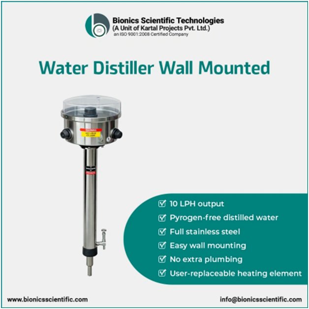 Wall Mounted Water Distiller Manufacturer & Supplier in India