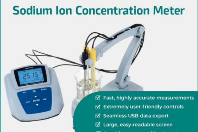 Sodium Ion Concentration Meter: Precision in Ion Detection Not Based on Guesswork