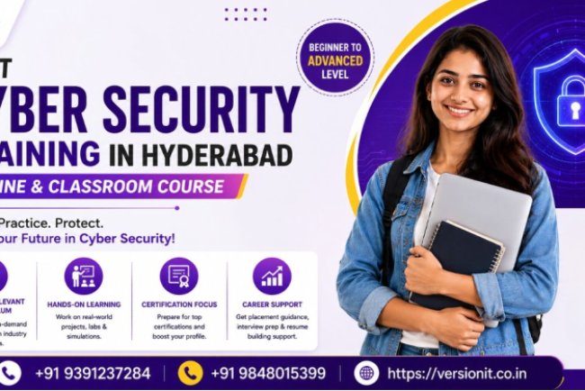 Cyber Security Training in Hyderabad – Build Practical Security Skills with Version IT