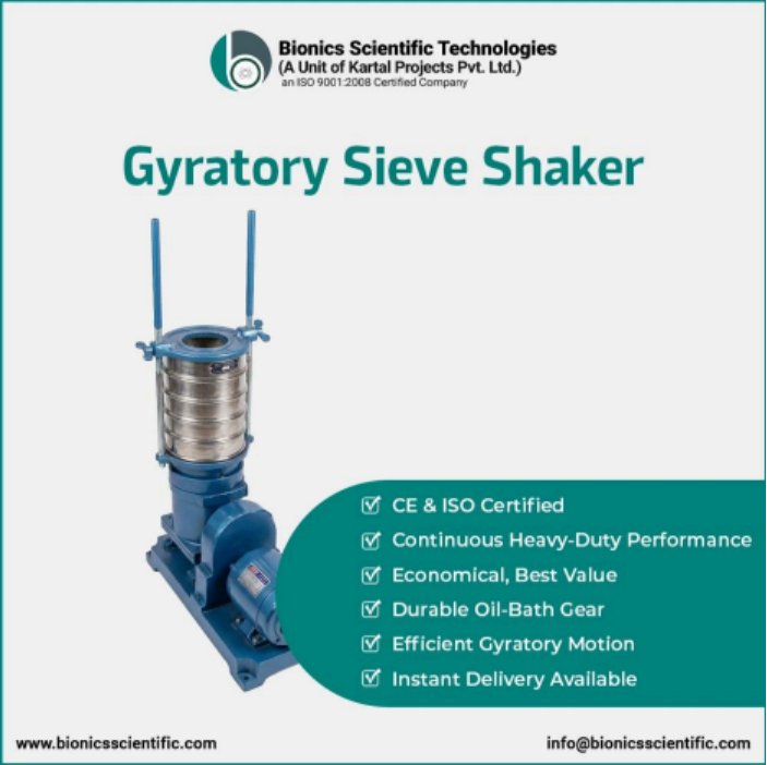 Laboratory Gyratory Sieve Shaker Machine for Testing Particles Size: The Significance of Correct Motion