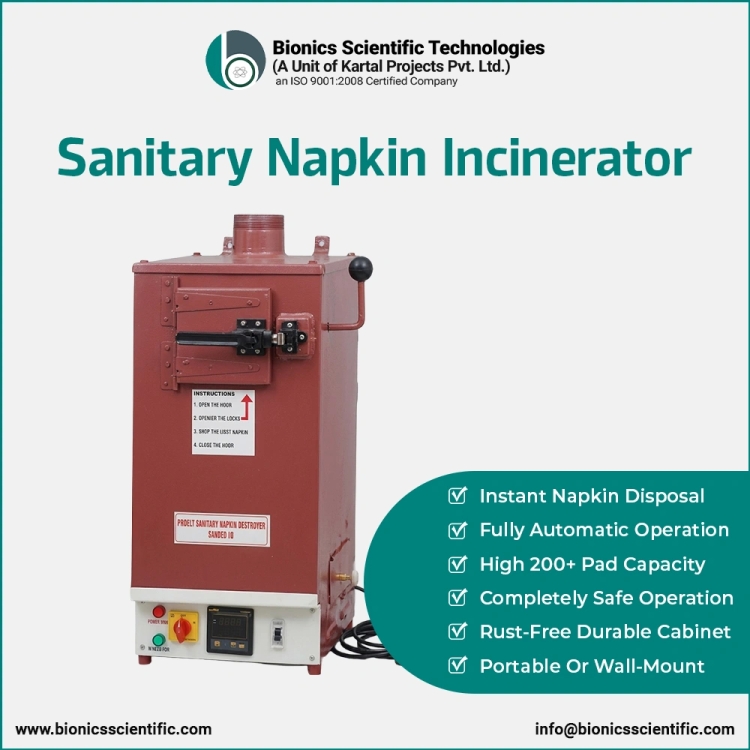 Napkin Incinerator: A Good Means to Dispose of Sanitary Waste Hygienically