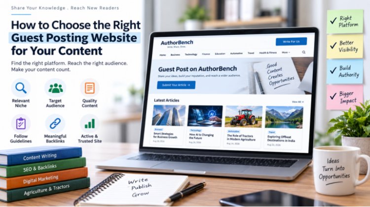 How to Choose the Right Guest Posting Website for Your Content