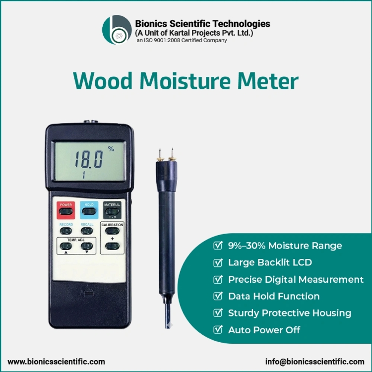 Wood Moisture Meter Manufacturer India – BST/WMM-700: The Best Tool for Wood Checking