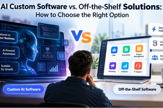 AI Custom Software vs. Off-the-Shelf Solutions: How to Choose the Right Option