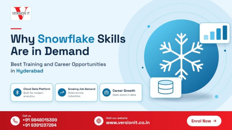 Why Snowflake Skills Are in Demand: Best Training and Career Opportunities in Hyderabad